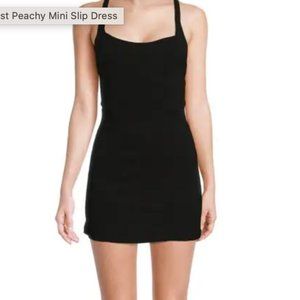 FREE PEOPLE black mini dress